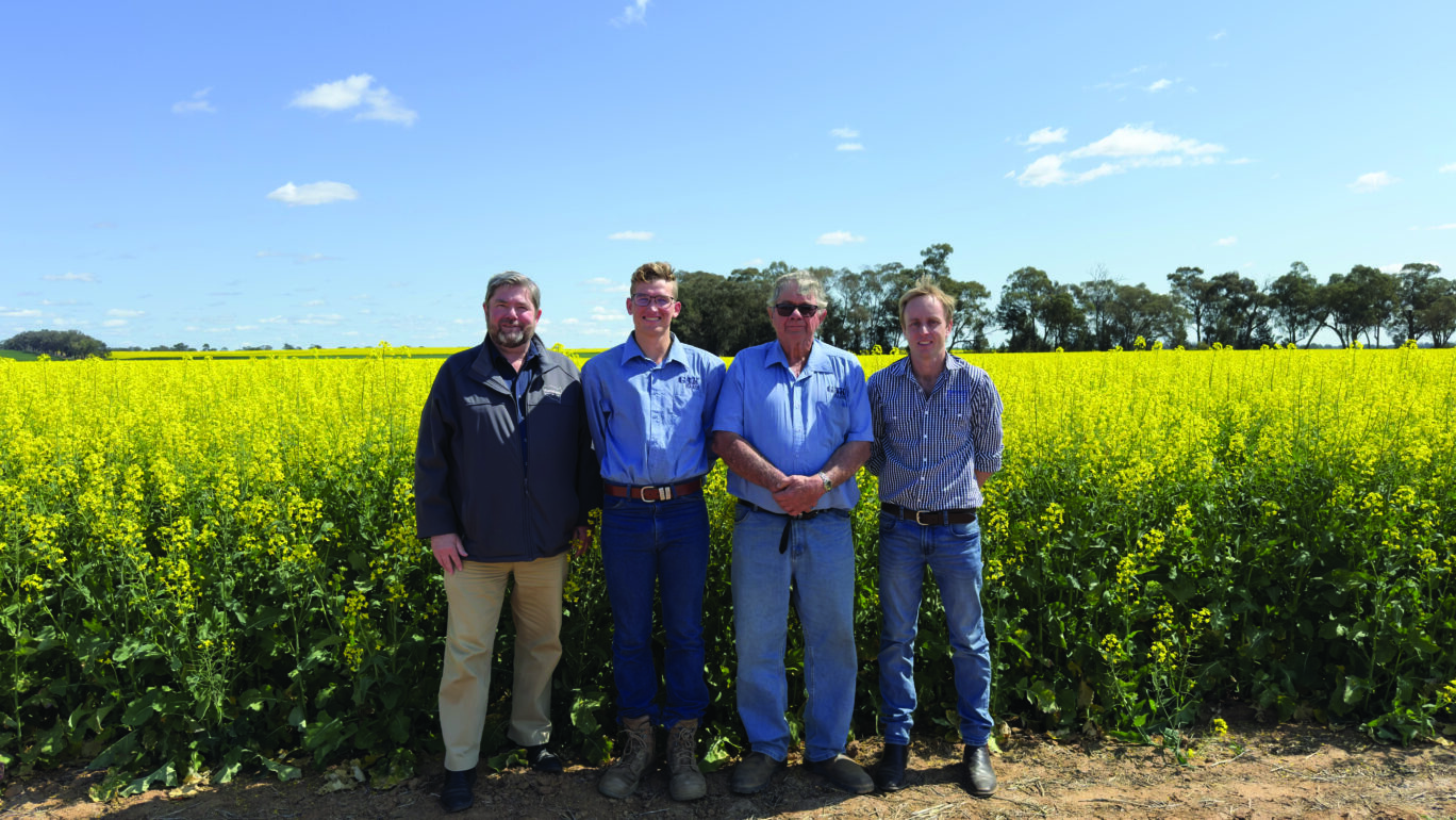 Shaughn Morgan (Farmlink CEO), Tom Norman, Ray Norman & James Holding